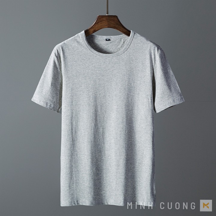 Áo thun nam cổ tròn dáng ôm dáng cực hot mùa hè, cotton co giãn siêu mát - ACT