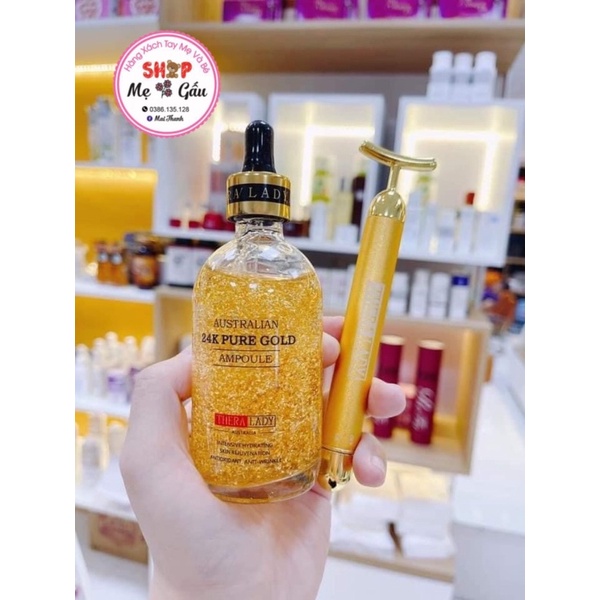 Tinh chất vàng 24k tặng kèm thanh lăn