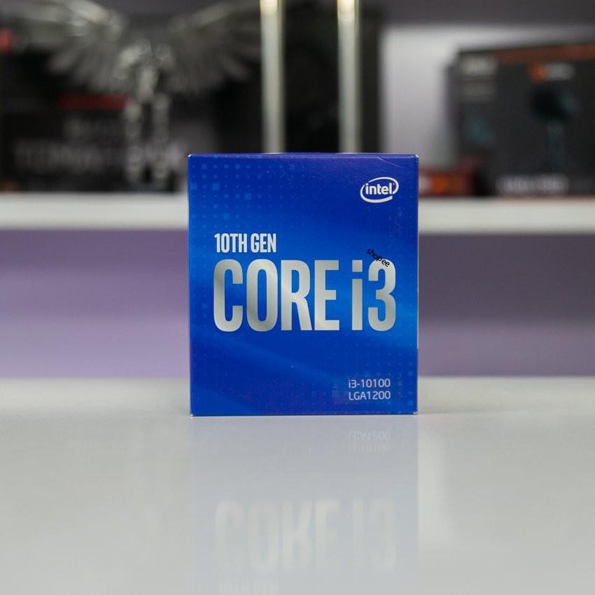 Bộ vi xử lý / CPU Intel Core i3 10100 3.6GHz turbo up to 4.3GHz, 4 nhân 8 luồng- Chính hãng