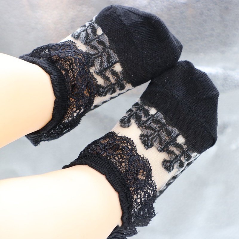 Vớ Phối Ren Kiểu Công Chúa Dễ Thương Cho Bé Gái Akkku