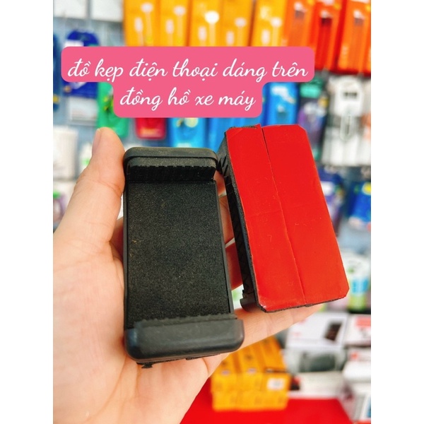 Kẹp điện thoại xe máy , kèm băng keo 3M bám dính chắc chắn bền bỉ
