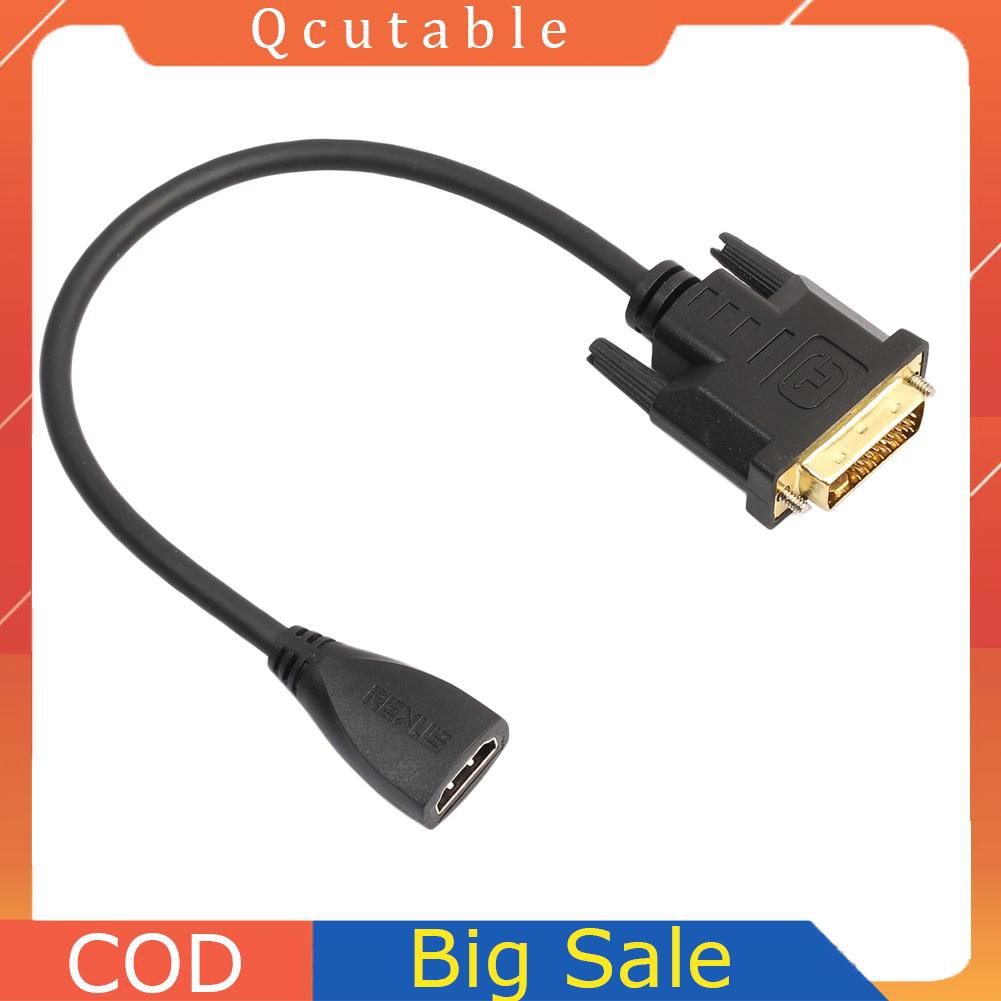 Cáp Chuyển Đổi Dvi-D 24 + 1 Pin Male Sang Hdmi Female Cho Hdtv 1080p