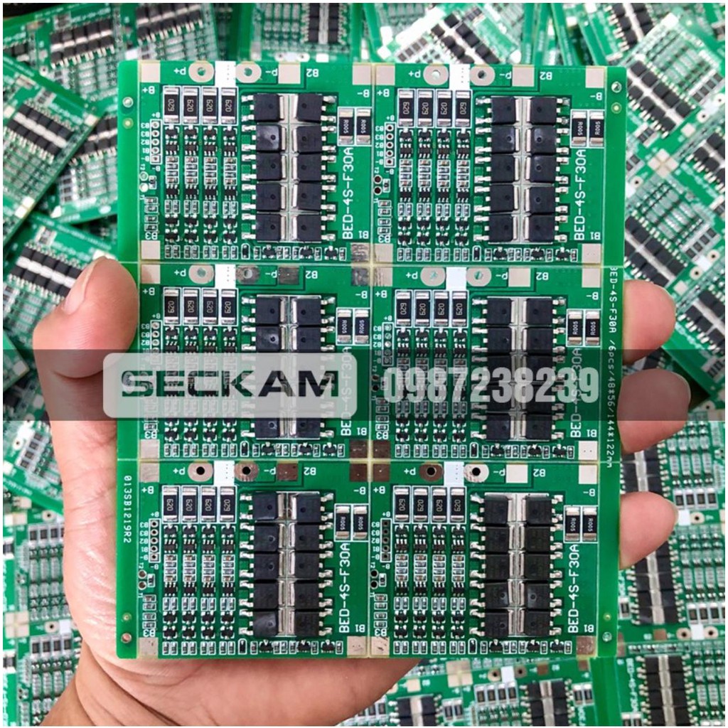 BMS sạc và cân bằng pin sắt LifePO4 4S 30A