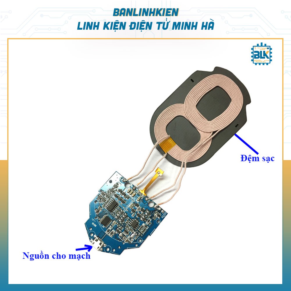 Mạch Sạc Không Dây 5V2A Loại Phát Sạc Nhanh SN-916