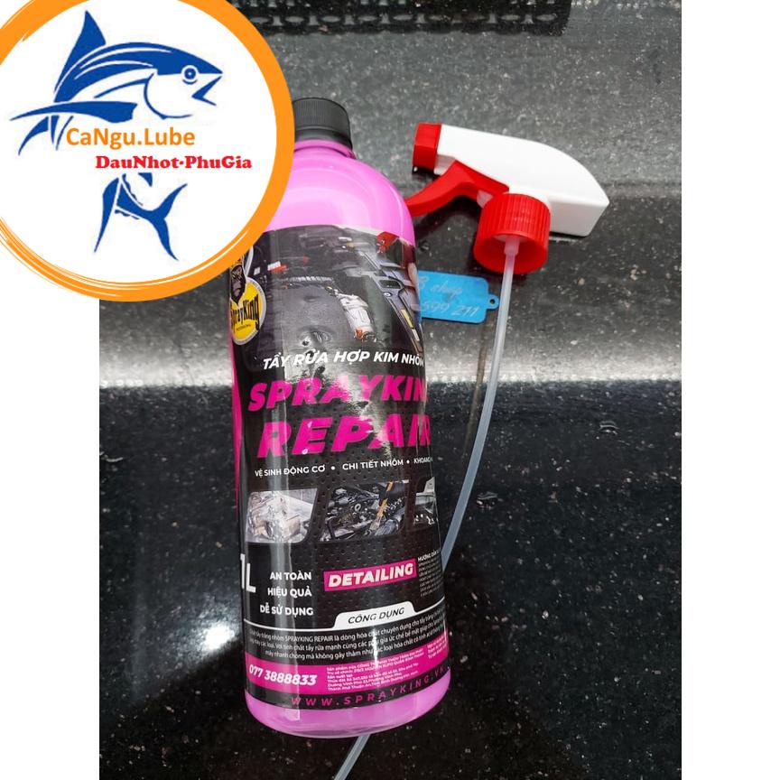 [Chính hãng] Dung dịch vệ sinh đầu bò lốc máy SPRAYKING REPAIR 1L ( 850gram ), nước tẩy đầu bò lốc máy Sprayking 1L