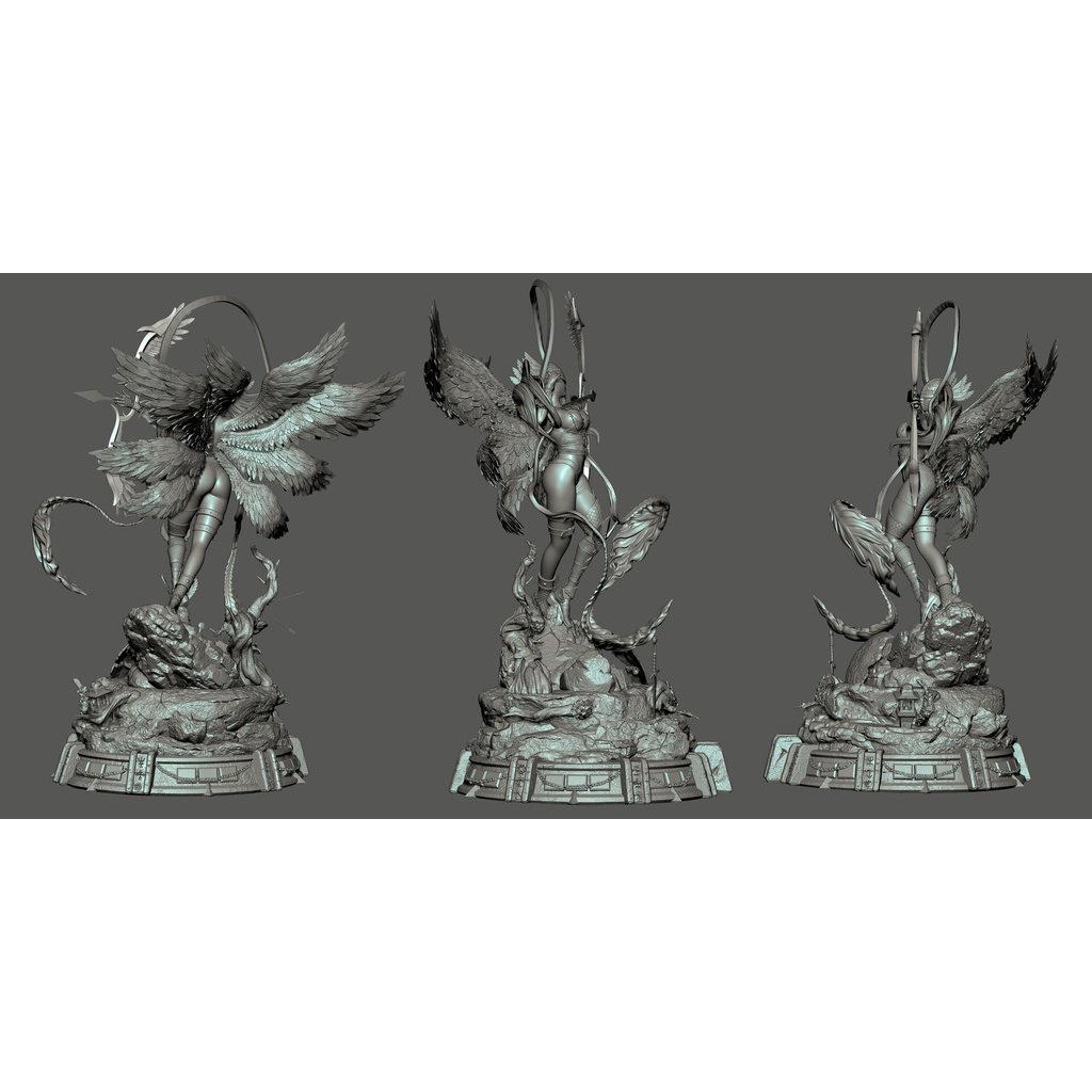 File in 3D Diorama Angewomon - Digimon Adventure