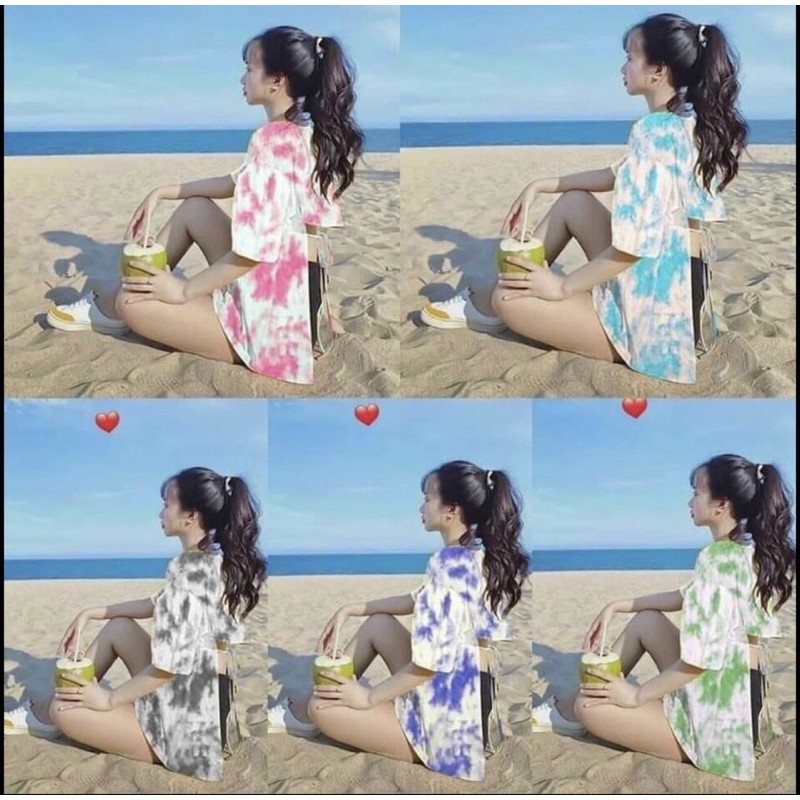 [XÃ HÀNG] Áo hở lưng from rộng buộc dây nơ