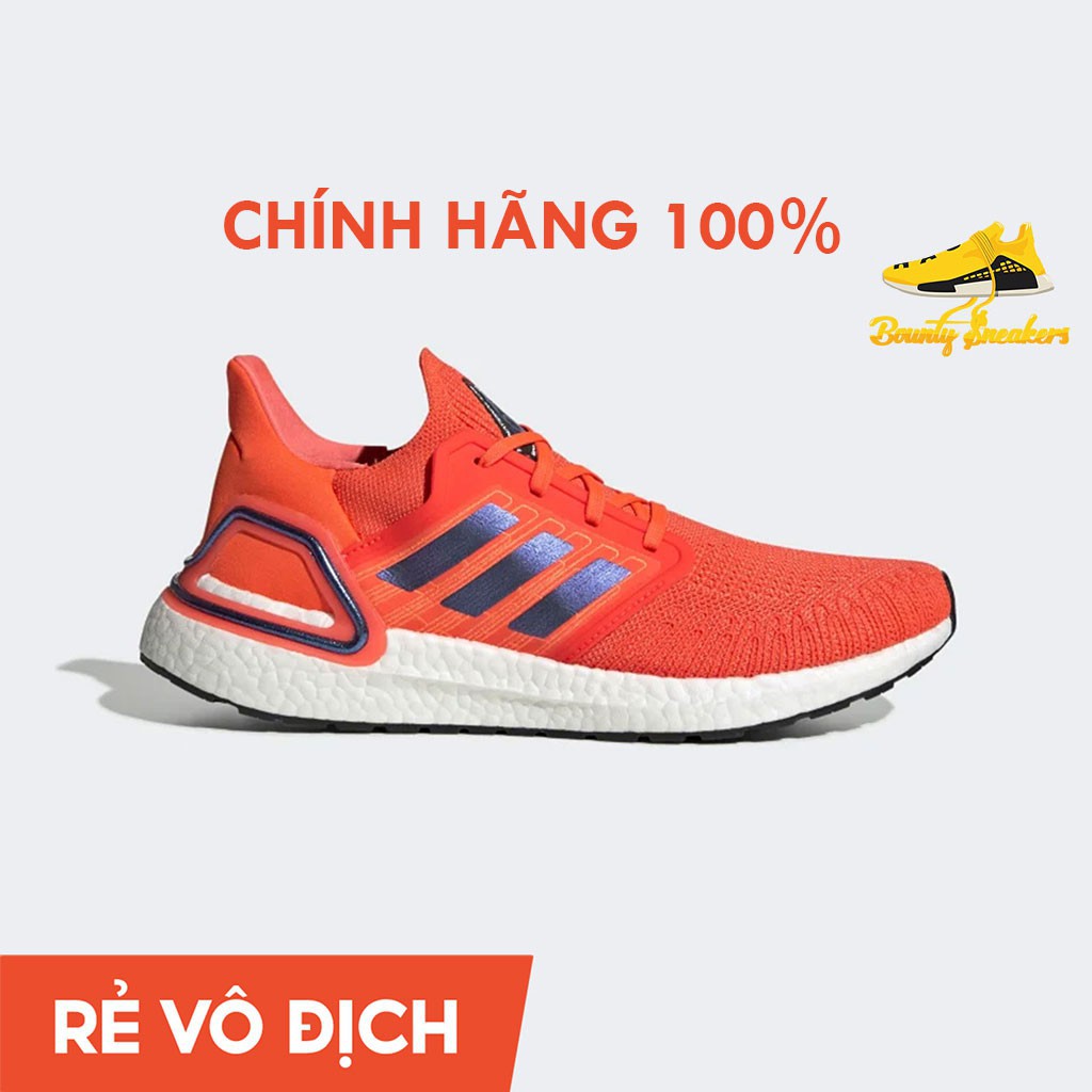 [Adidas giày]Giày Sneaker Thể Thao Nam Adidas Ultra boost 20 ISS Cam Trắng FV8449 - Hàng Chính Hãng