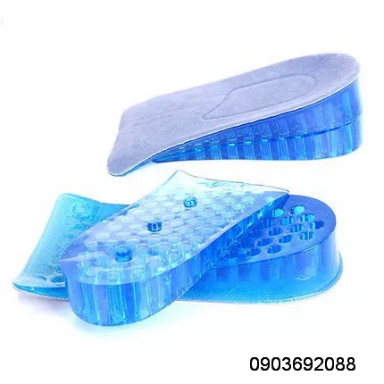 [unisex] Lót giày tăng chiều cao nửa bàn super gel 5cm