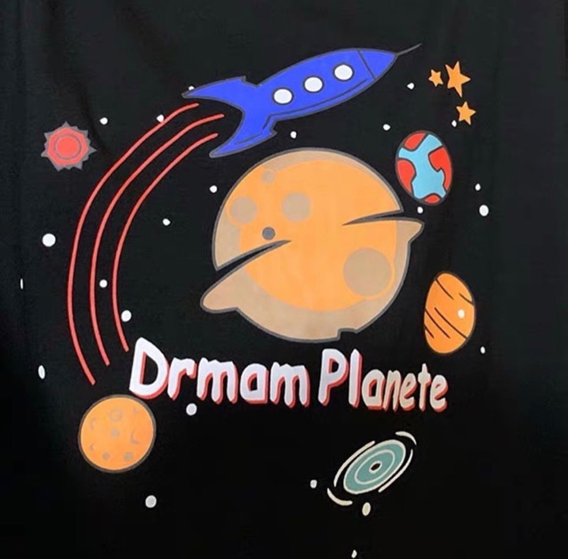 Áo thun tay lỡ dáng rộng dưới 75kg - Drman Planete 3 màu