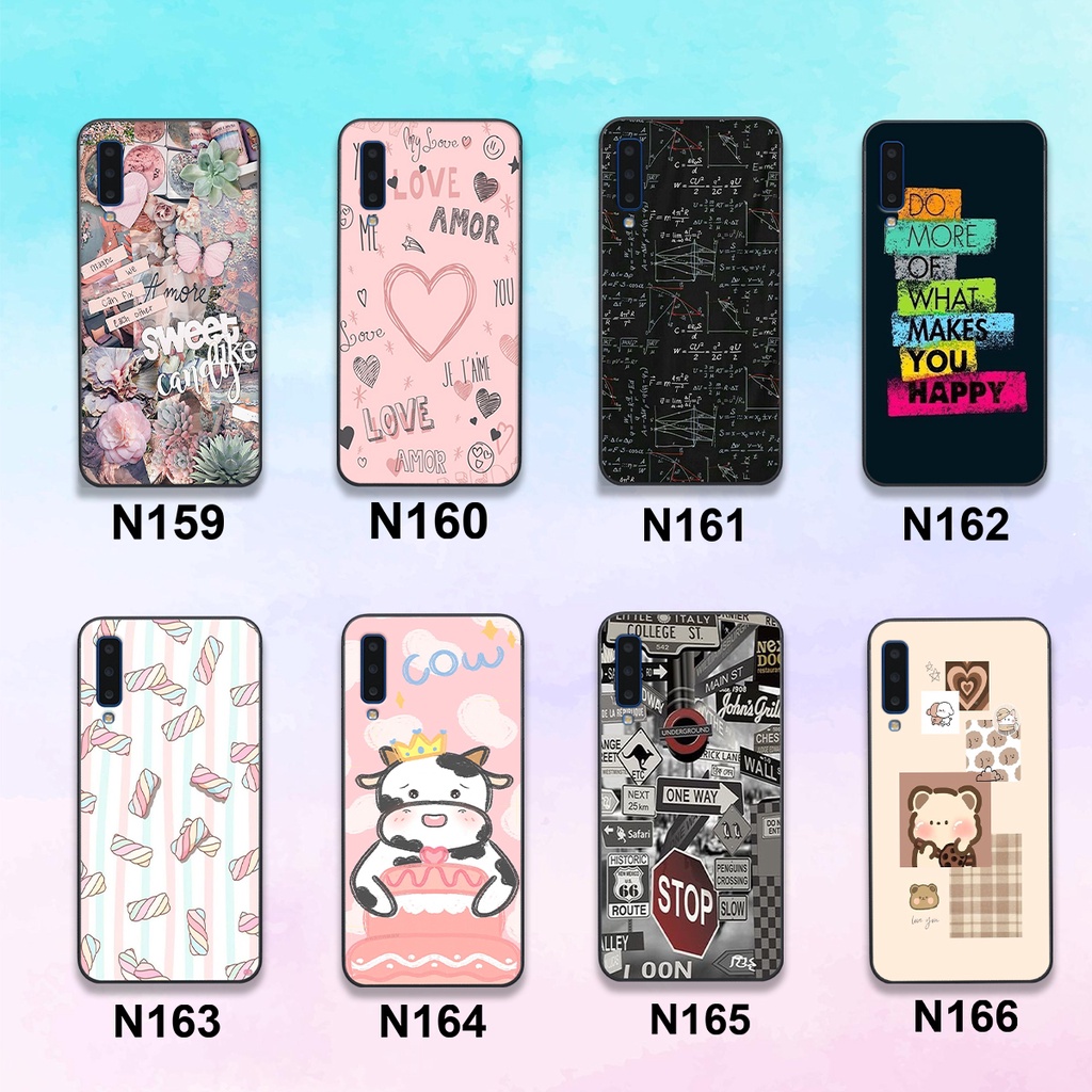 Ốp lưng Samsung A7 2018 / A9 2018 bắt mắt, siêu đẹp. Vỏ lưng SS in hình màu sắc tươi sáng cực đẹp mắt