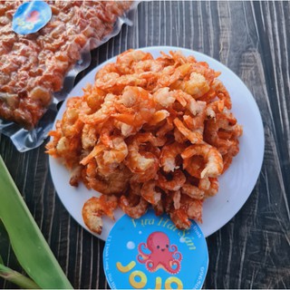 500gr tôm khô biển size trung vừa - mềm, sạch, ngon ngọt - đặc sảnthịnh long jojo seafood