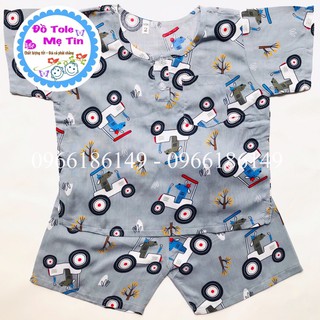 Đồ Tole ( Lanh) bé trai ngắn size 2(5-7kg)