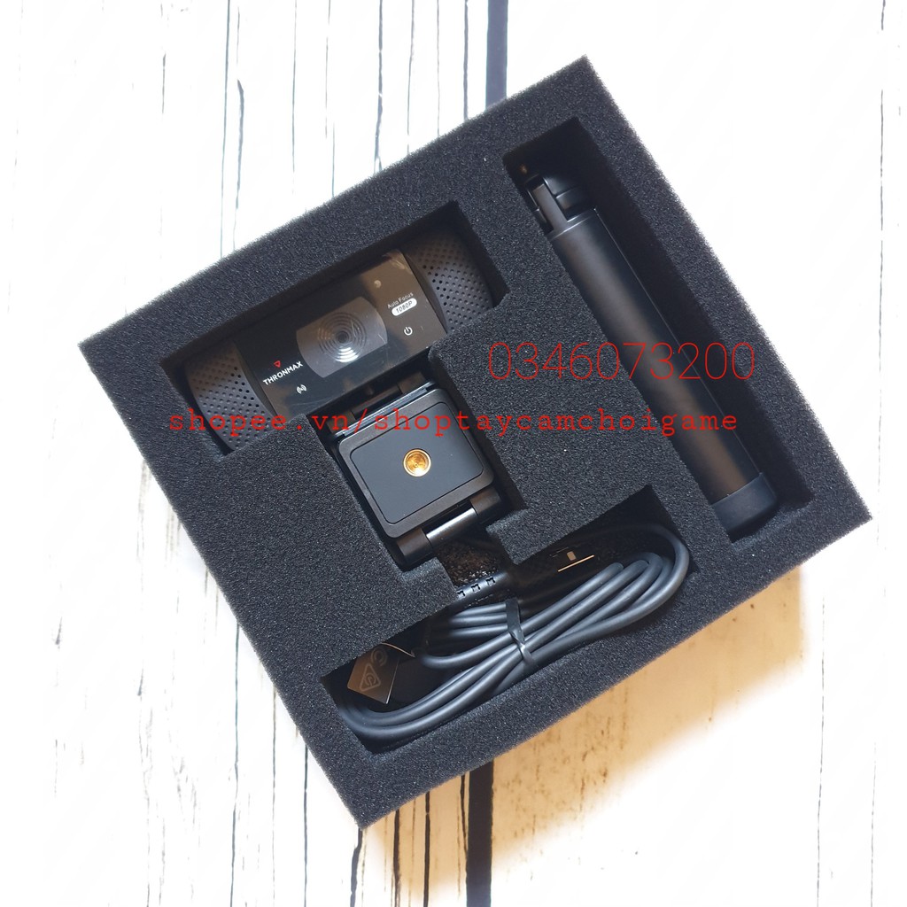 Webcam Thronmax STREAM GO X1 Pro 1080p auto focus thích hợp cho live stream, dạy và học online | BigBuy360 - bigbuy360.vn