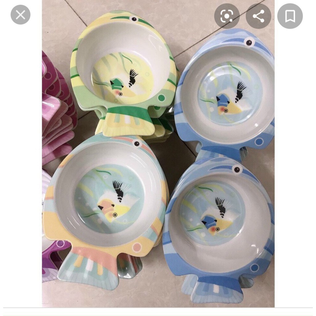 (SIÊU SALE) Bát ăn dặm hình cá kiểu nhật cho bé (HÀNG ĐẸP) (FREE SHIP)