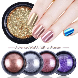 Nhũ Kim Tráng Ánh Gương Carton Nail - Ánh kim đẹp long lanh ( lẻ màu) - Carton Nail