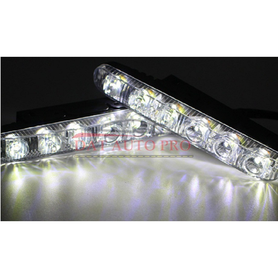 Bộ 2 Led daylight 6 LED sport có xinhan chạy đuổi nhau dùng cho oto.