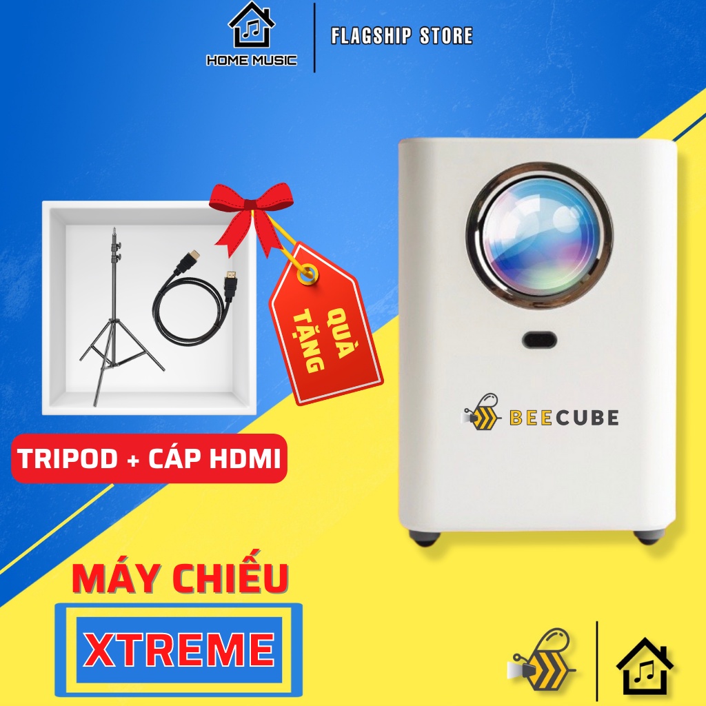 Máy Chiếu Mini BeeCube Extreme - FULL HD 1080P - 7000 Lumen - Chính Hãng