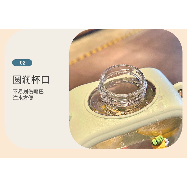 Bình Nước Thể Thao Bằng Nhựa Cao Cấp Có Ống Hút Tiện Dụng Cho Bé