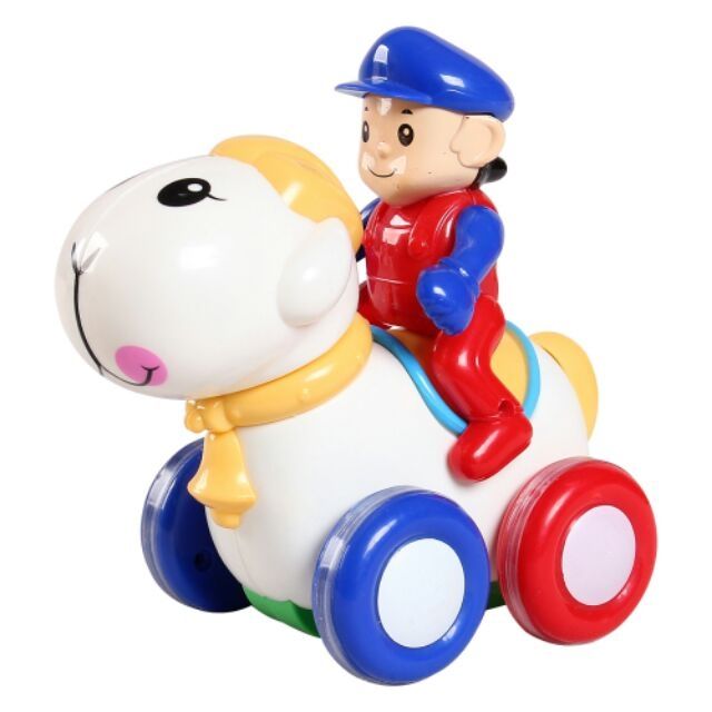 Xe đà chú bé cưỡi  thú