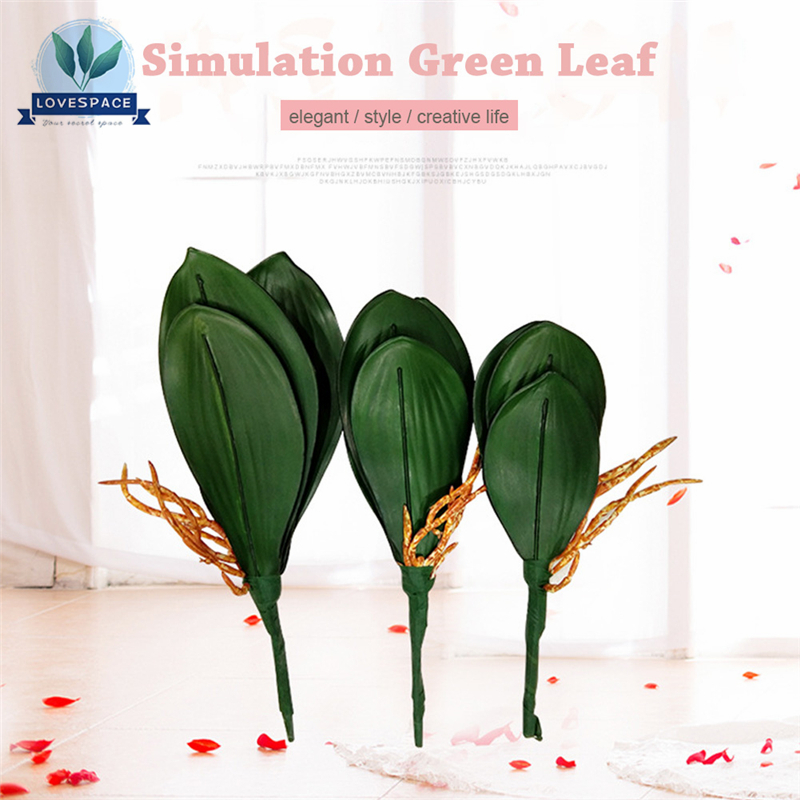 Nhánh Lá Phong Lan Giả Trang Trí Nội Thất