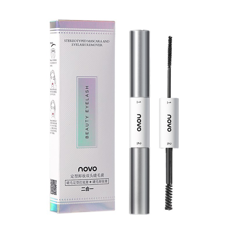 Bộ Mascara 2 Trong 1 NOVO 3D Lâu Trôi Chống Thấm Nước NO.5327