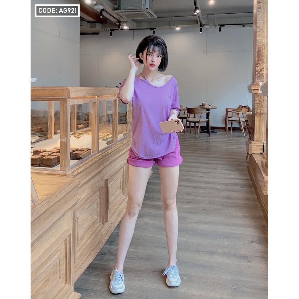 Áo thun nữ lai bầu cá tính hàng Quảng Châu/GUANGZHOU female t-shirt | BigBuy360 - bigbuy360.vn