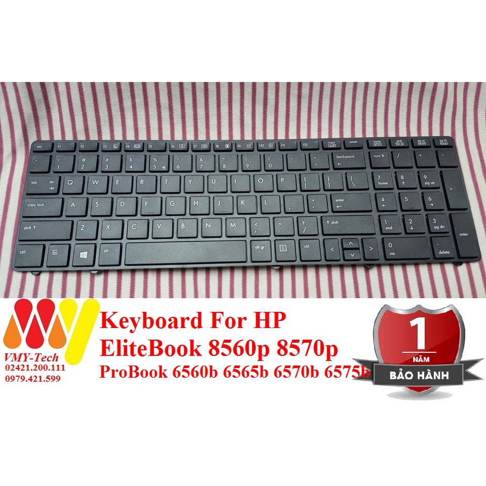 Bàn phím HP EliteBook 8560p 8570p ProBook 6560b 6565b 6570b 6575b