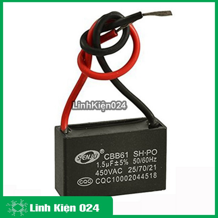 Tụ Quạt 400VAC 50/60Hz 1MF