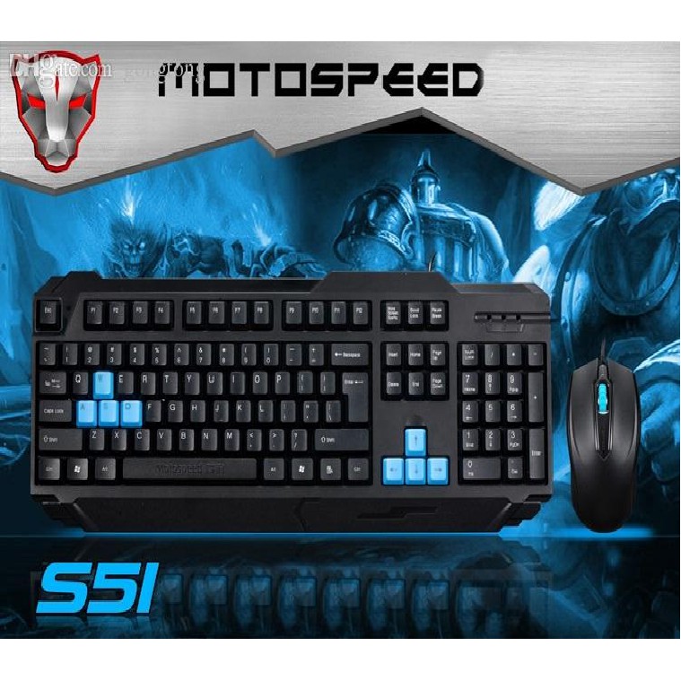 Combo chuột và bàn phím game thủ Motospeed K51