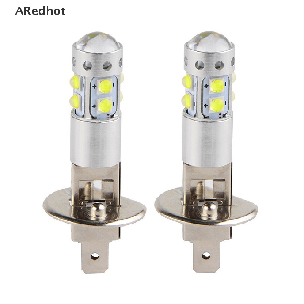 Set 2 bóng đèn pha siêu sáng 100W H1 LED H3 6000K cho xe hơi