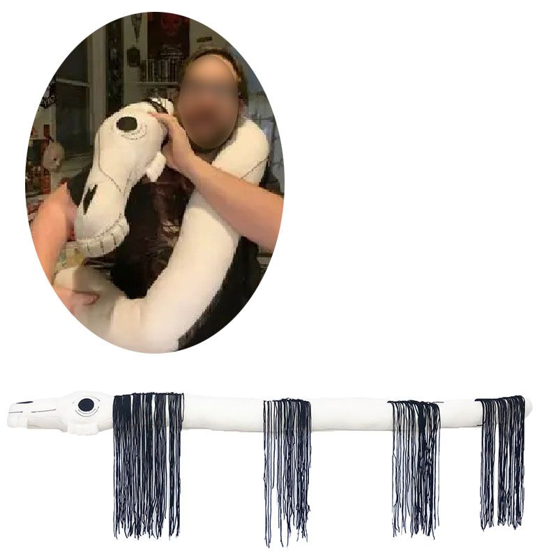 Ngựa Nhồi Bông Mềm Mại Kích Thước 130cm / 4.3ft