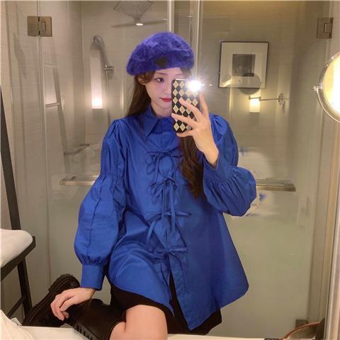 Áo Sơ Mi Thiết Kế Mới Mùa Đông Phong Cách Retro Cho Nữ