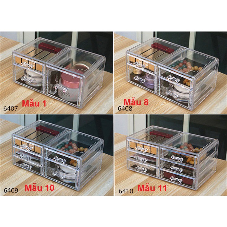 (Size 24cm) Tủ đựng mỹ phẩm nhiều ngăn kéo