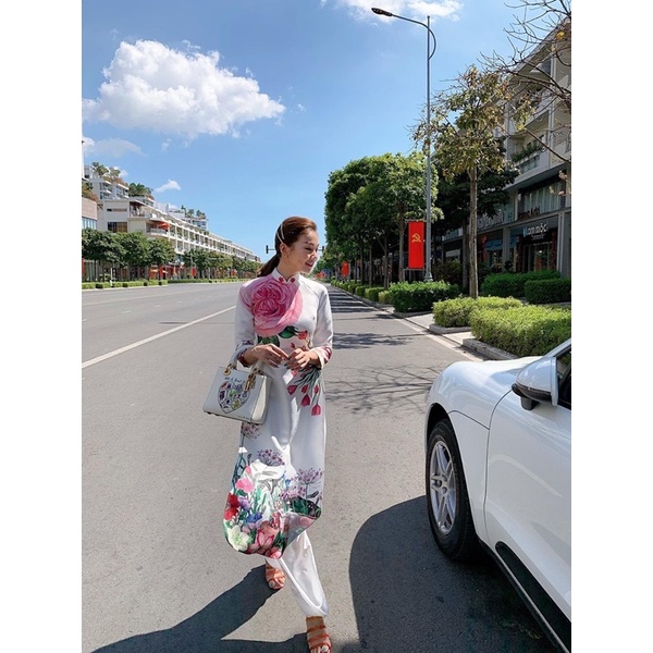 Thanh lý áo dài Hà Cúc hot hit size s