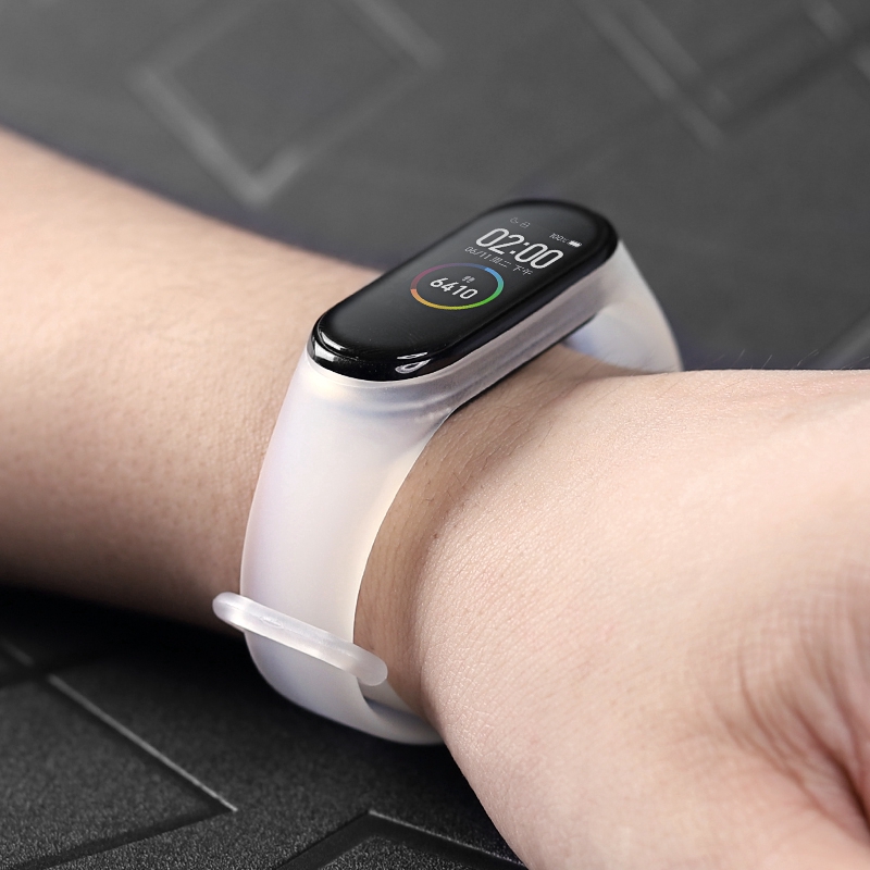 Mới!!! Dây Đeo Silicon Chống Nước Cho Đồng Hồ Thông Minh Xiaomi Mi Band 4 Miband 4