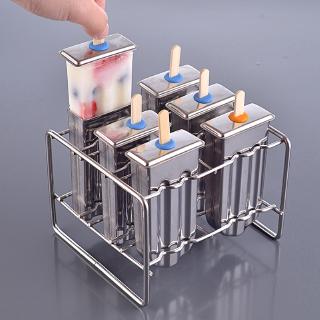 Khuôn Làm Kem Que Bằng Thép Không Gỉ