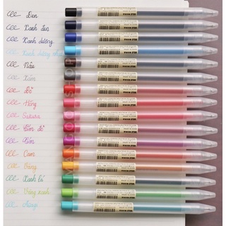 BÚT BI BẤM MUJI 100%