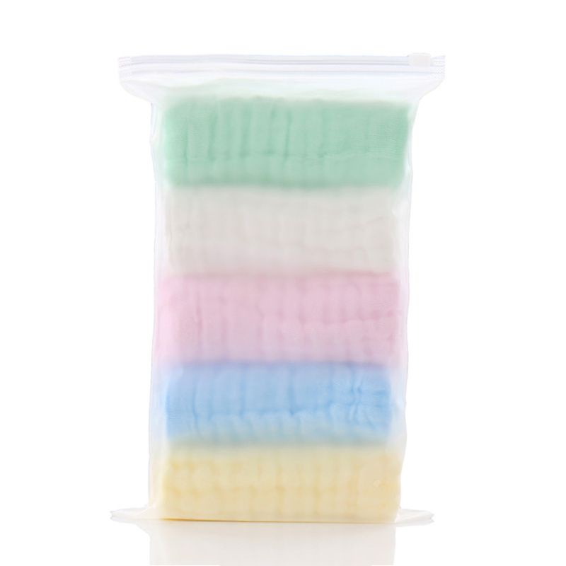 Khăn Lau Mặt Hình Vuông Chất Liệu Cotton Muslin Kích Thước 30x30cm Dành Cho Bé