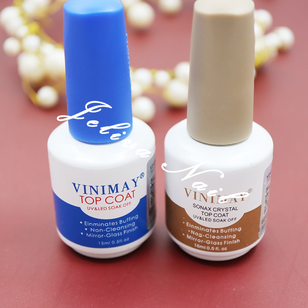 Sơn Top coat Vinimay JELIVA phủ bóng móng 15ml