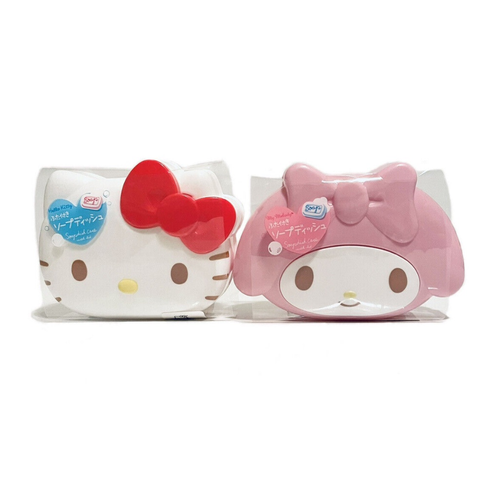 SANRIO DAISO Hộp Đựng Xà Phòng Hình Hello Kitty / MyMelody Hàn Quốc