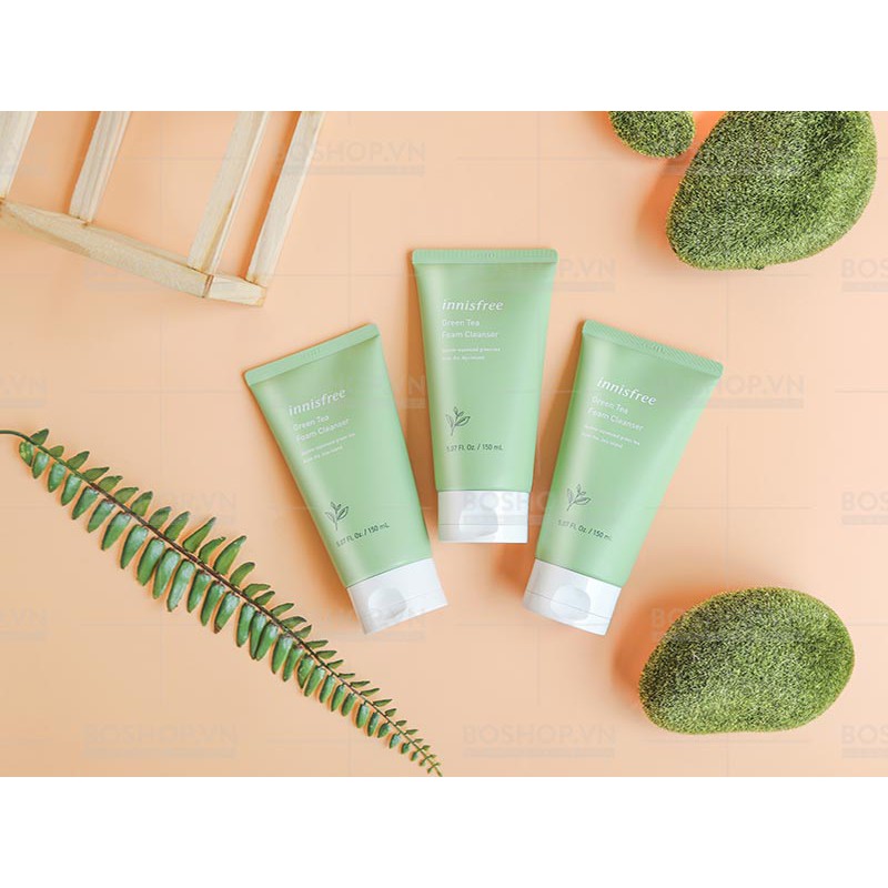 [Auth-Video Thật] Sữa Rửa Mặt Innisfree Trà Xanh - Mẫu Mới - 150ml | BigBuy360 - bigbuy360.vn