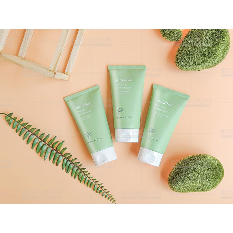 [TẶNG MẶT NẠ] Sữa Rửa Mặt Innisfree Green Tea Foam Cleanser 2019 (queen cosmetics)