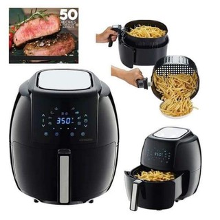 Nồi chiên không dầu jumbo air fryer 5.5l lock&lock-ejf386blk