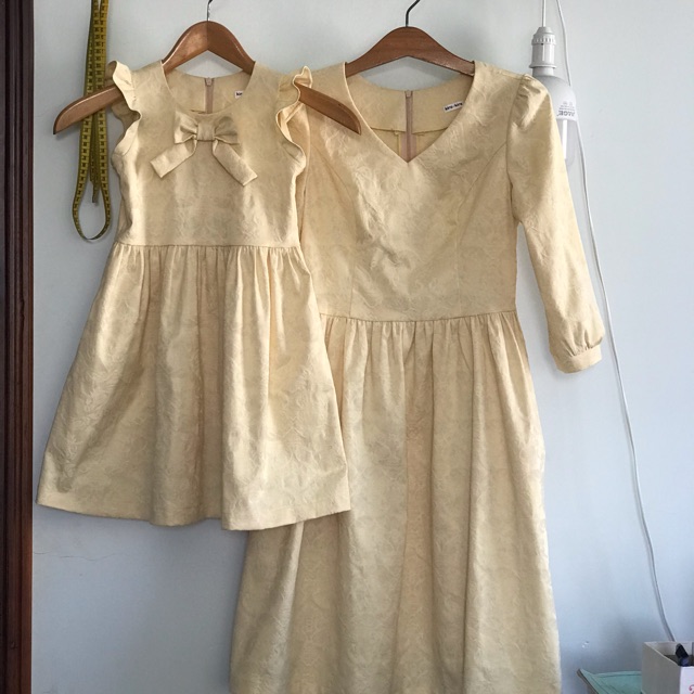 set đầm mẹ và bé