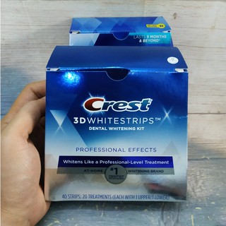 [Tách Lẻ] Miếng Dán Trắng Răng Crest 3DWhite Professional Effects / 1Hour Express