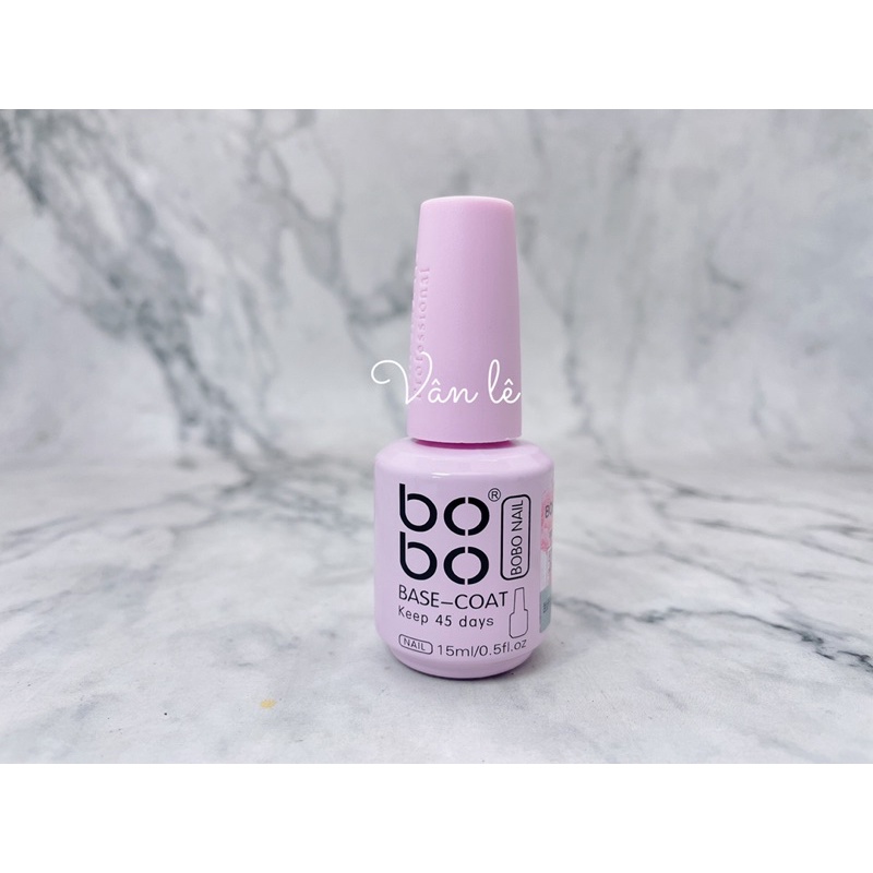Sơn gel top base cứng móng top lì hãng bobo