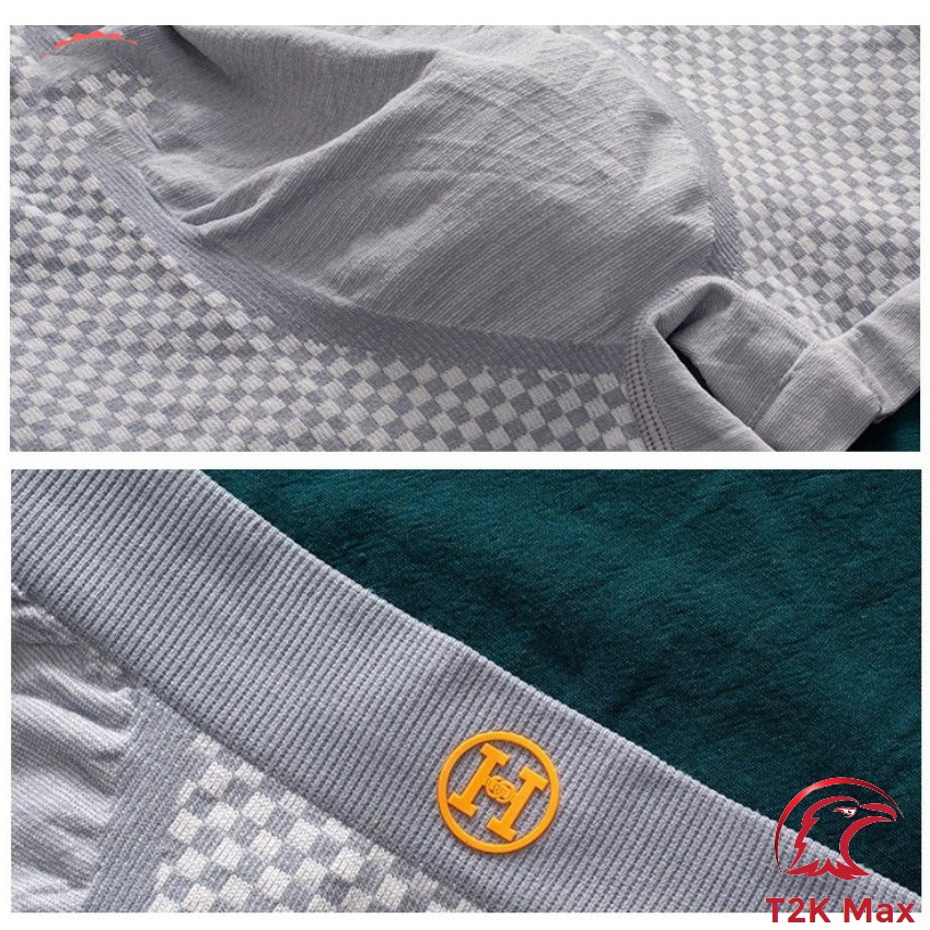 Combo 3 quần lót nam H co giãn 4 chiều cao cấp freesize 50-80kg - T2K Max