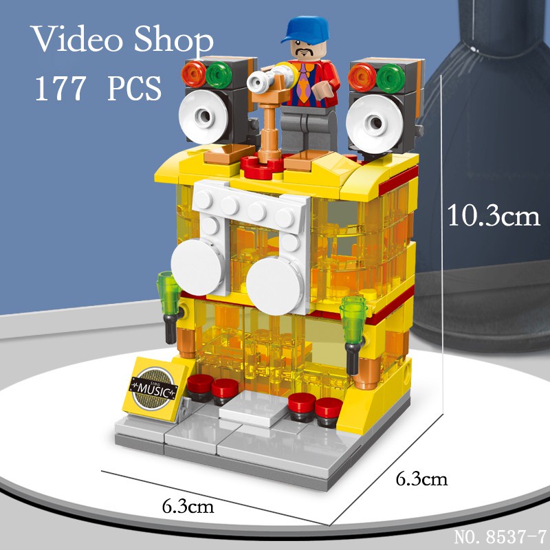 Bộ 208 Khối Lắp Ráp Lego Hình Ngôi Nhà Thành Phố