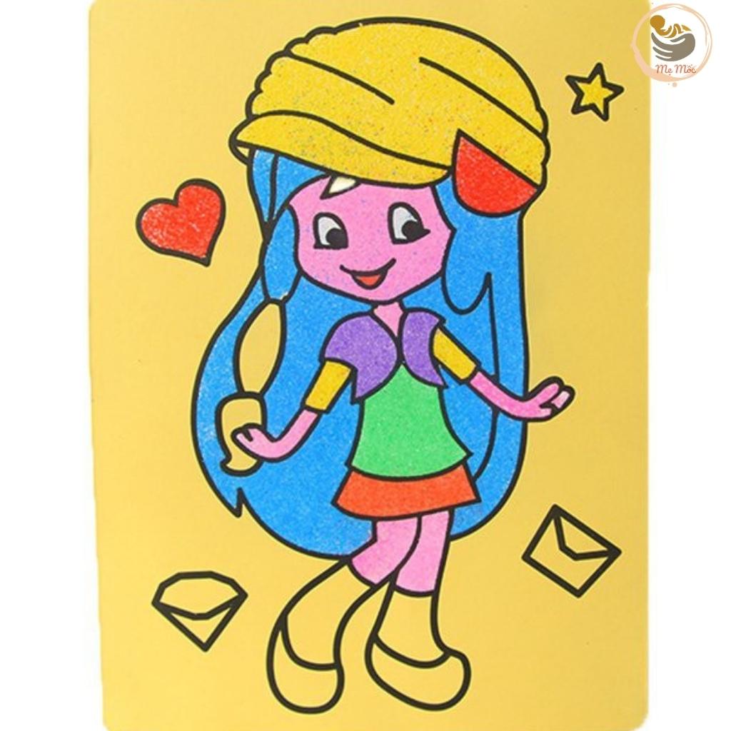 Set 9 Màu Cát Tô Tranh Cát Cho Bé Thỏa Sức Đam Mê Sáng Tạo Không Chất Độc Hại Shop Mẹ Mốc